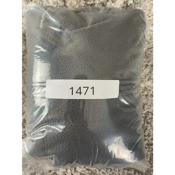 Craghoppers Men Sz M Mock Neck Fleece Full Zip Sweater Gray Long Sleeve Pocket - Picture 9 of 9